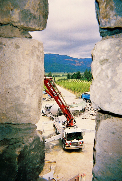 Castle Concrete Pumping Builds a Castle