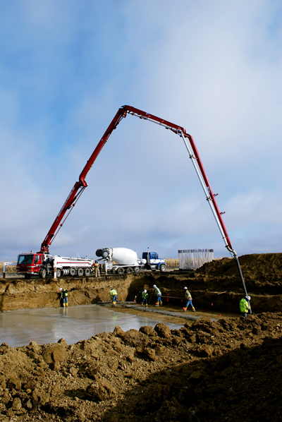 Wind Farms Fill the Sails Of A Minnesota Concrete Pumper